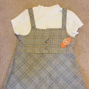 Girls dress with under shirt brand new with tags